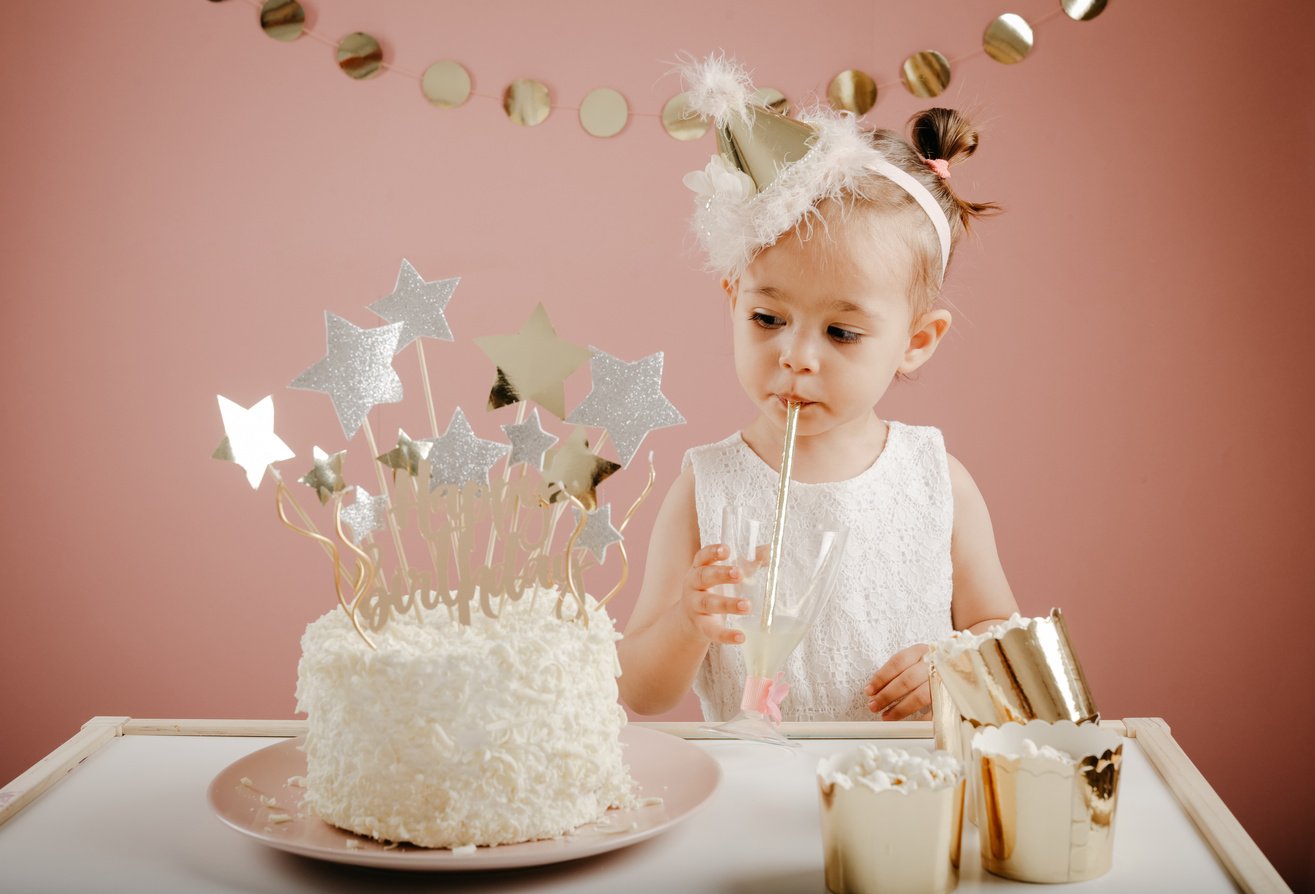 Birthday party for cute child